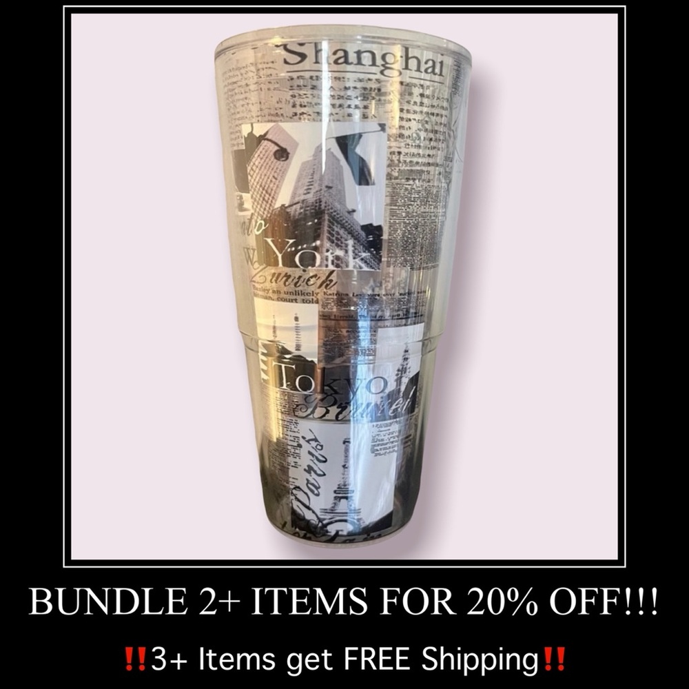 24oz Tervis Cities Wrap Tumbler